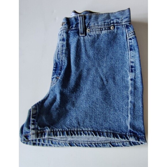 VTG. TOMMY HILFIGER Women's Jean Shorts Blue‎ Size 8 - Picture 2 of 8